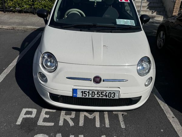 Fiat 500 Hatchback, Petrol, 2015, White