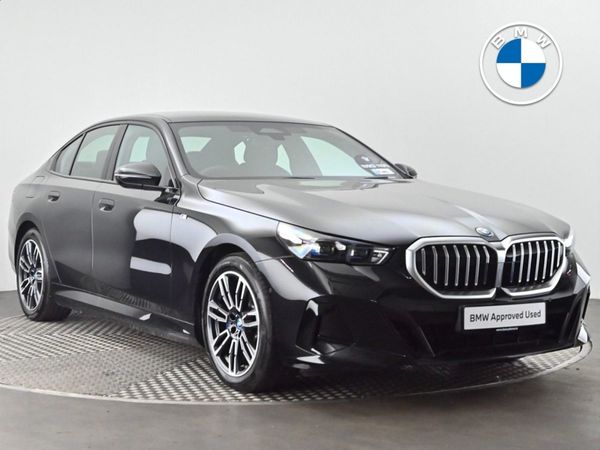 BMW 5-Series Saloon, Petrol Plug-in Hybrid, 2025, Black