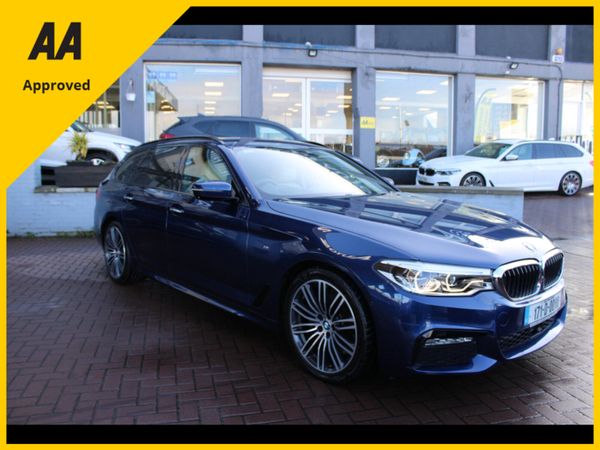 BMW 5-Series Estate, Diesel, 2017, Blue
