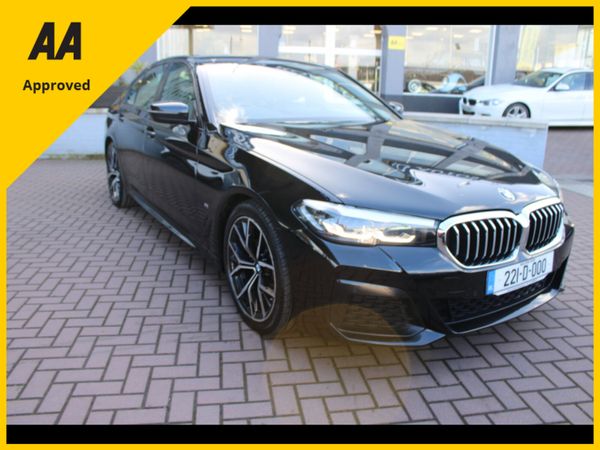 BMW 5-Series Saloon, Diesel Hybrid, 2022, Black