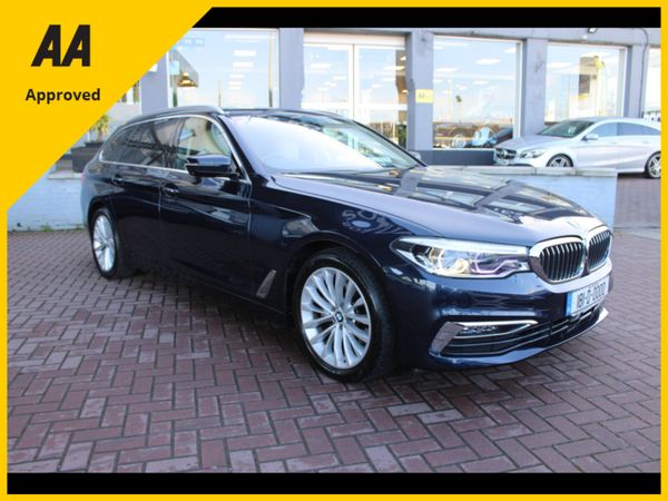 BMW 5-Series Estate, Diesel, 2018, Blue