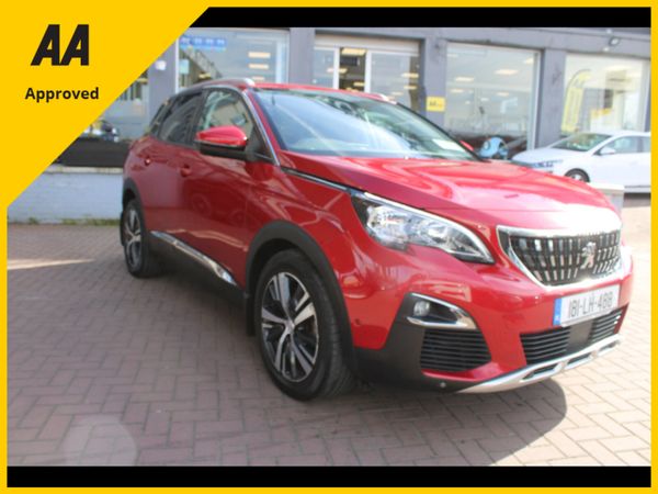 Peugeot 3008 Hatchback, Diesel, 2018, Red