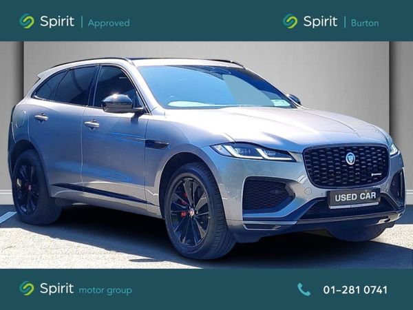 Jaguar F-Pace SUV, Petrol Hybrid, 2022, Grey