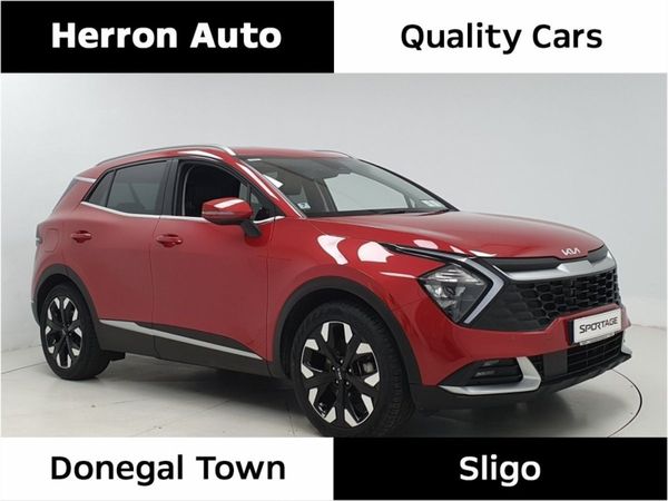 Kia Sportage SUV, Petrol Plug-in Hybrid, 2023, Red