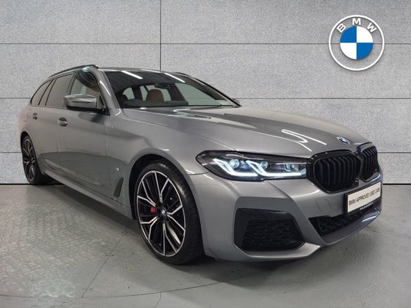 BMW 5-Series Estate, Diesel Hybrid, 2024, Grey