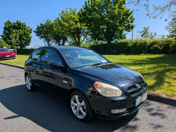 Hyundai Accent Hatchback, Petrol, 2007, Black