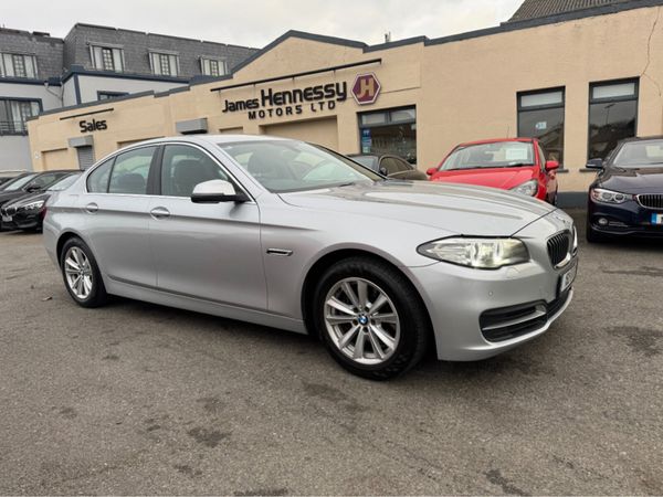 BMW 5-Series Saloon, Diesel, 2015, Silver