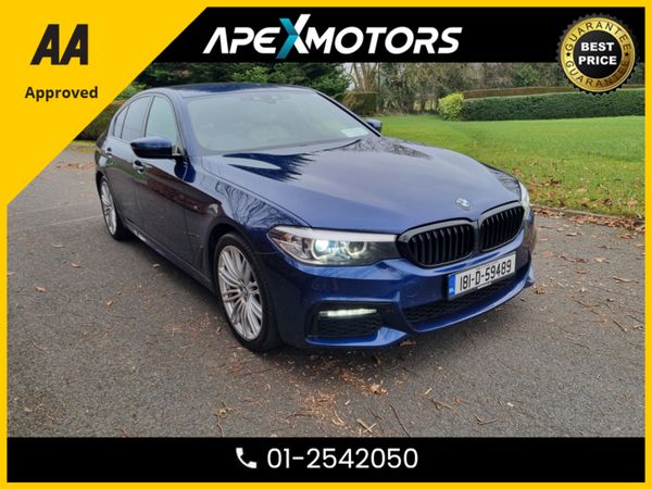 BMW 5-Series Saloon, Diesel, 2018, Blue