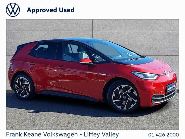Volkswagen ID.3 Hatchback, Electric, 2022, Red