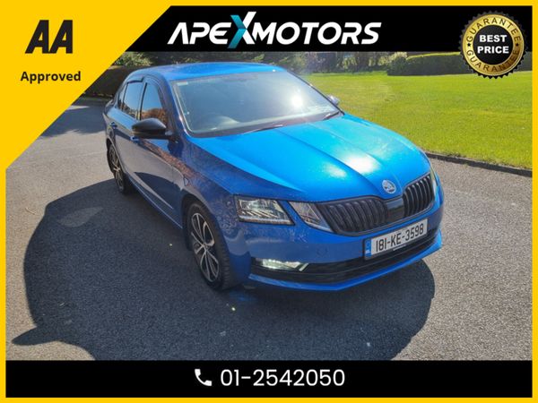 Skoda Octavia Hatchback, Petrol, 2018, Blue