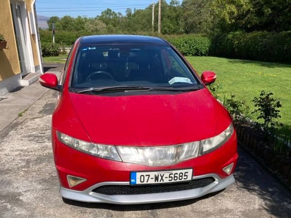 Honda Civic Hatchback, Petrol, 2007, Red