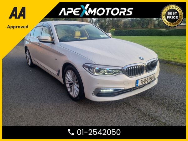 BMW 5-Series Saloon, Diesel, 2017, White