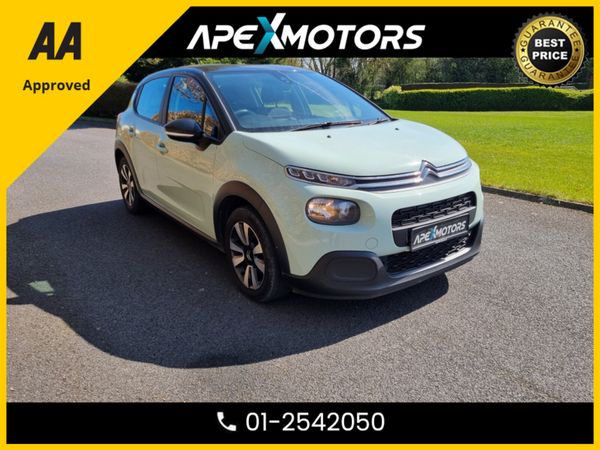 Citroen C3 Hatchback, Petrol, 2018, Green