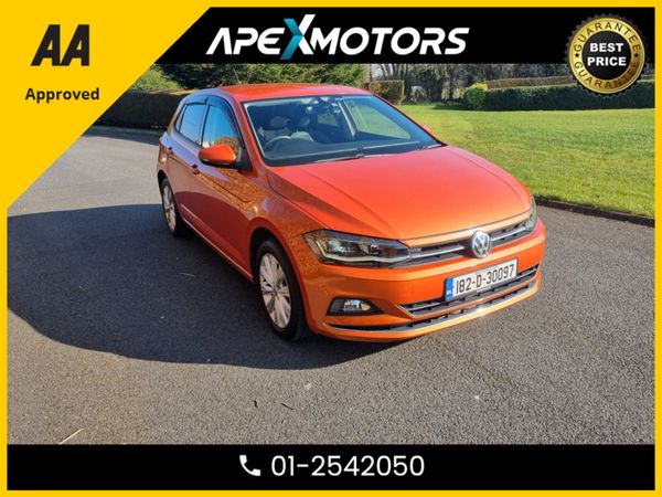 Volkswagen Polo Hatchback, Petrol, 2018, Orange