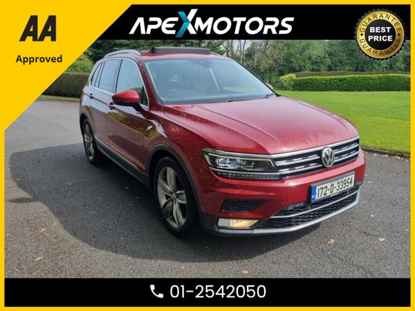 Volkswagen Tiguan SUV, Diesel, 2017, Red