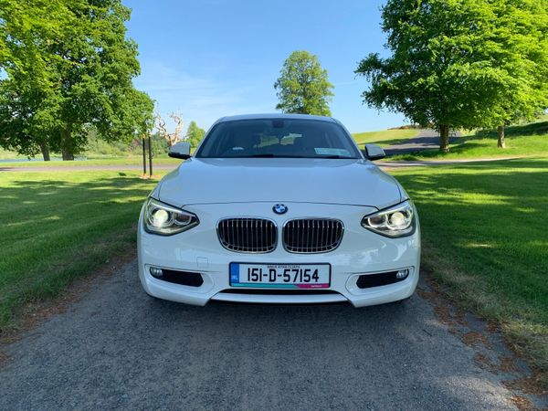 BMW 1-Series Hatchback, Petrol, 2015, White