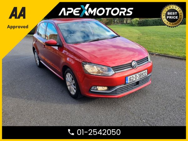 Volkswagen Polo Hatchback, Petrol, 2016, Red
