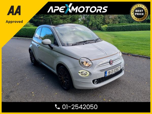 Fiat 500 Hatchback, Petrol, 2019, Grey