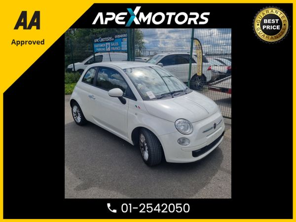 Fiat 500 Hatchback, Petrol, 2015, White