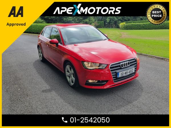 Audi A3 Hatchback, Diesel, 2015, Red