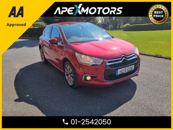 Citroen DS 4 Hatchback, Diesel, 2014, Red