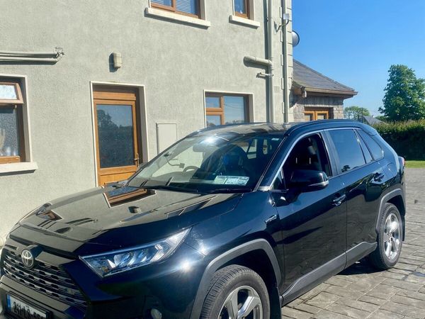 Toyota RAV4 SUV, Petrol Hybrid, 2021, Black