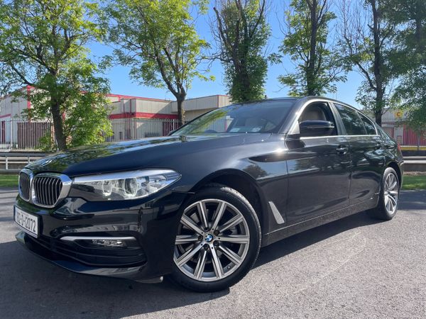 BMW 5-Series Saloon, Petrol, 2018, Black