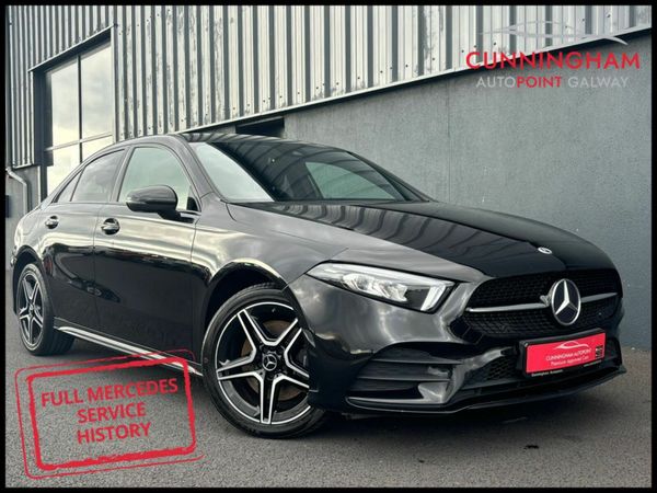 Mercedes-Benz A-Class Saloon, Petrol Plug-in Hybrid, 2021, Black