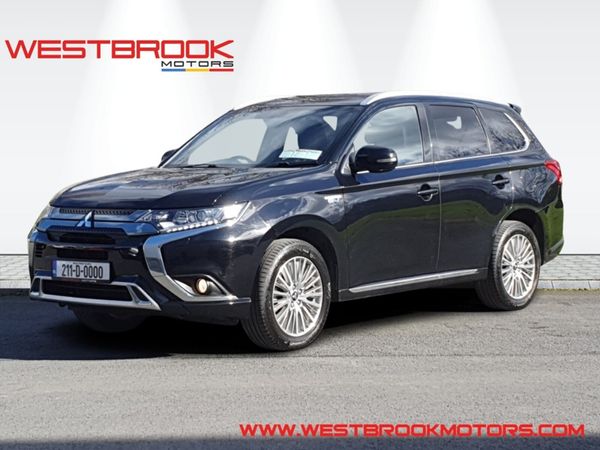 Mitsubishi Outlander Estate, Petrol Hybrid, 2021, Black