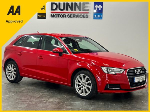 Audi A3 Hatchback, Petrol, 2017, Red