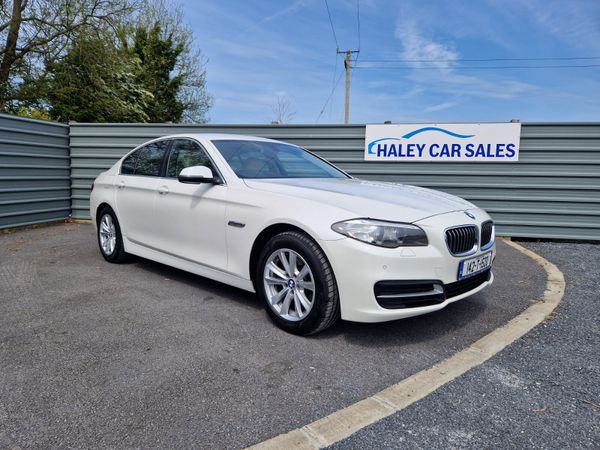 BMW 5-Series Saloon, Diesel, 2014, White