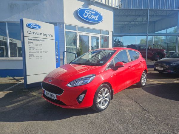 Ford Fiesta Hatchback, Petrol, 2018, Red