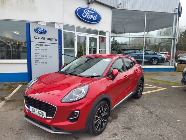 Ford Puma MPV, Petrol Hybrid, 2023, Red
