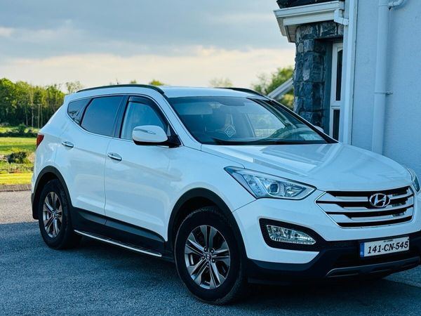 Hyundai Santa Fe SUV, Diesel, 2014, White