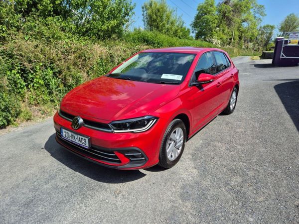 Volkswagen Polo Hatchback, Petrol, 2023, Red