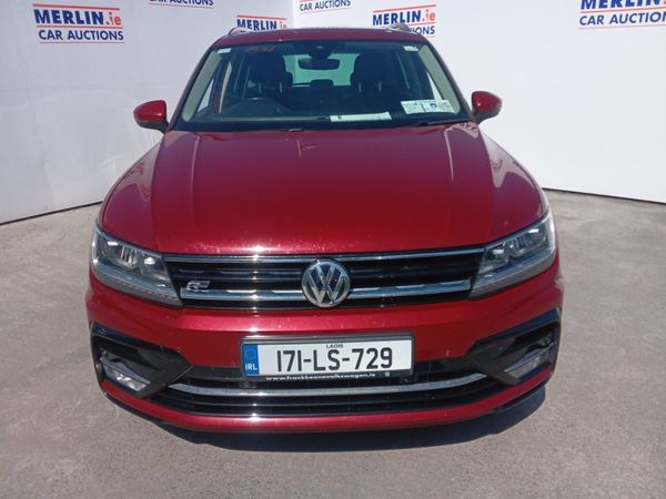 Volkswagen Tiguan Hatchback, Diesel, 2017, Red