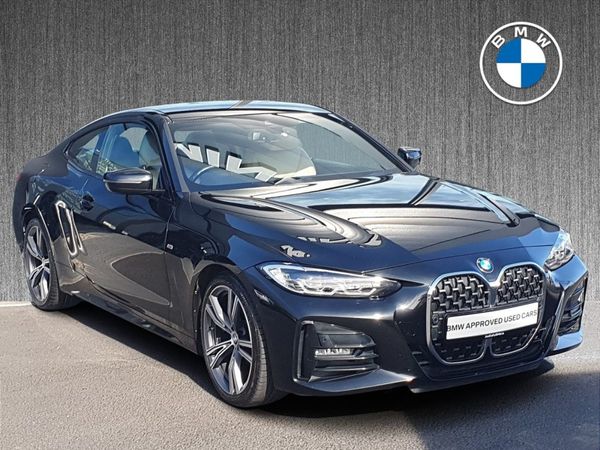 BMW 4-Series Coupe, Diesel Hybrid, 2022, Black