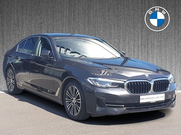 BMW 5-Series Saloon, Diesel Hybrid, 2022, Grey