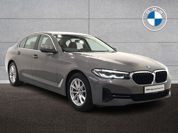 BMW 5-Series Saloon, Diesel Hybrid, 2021, Grey