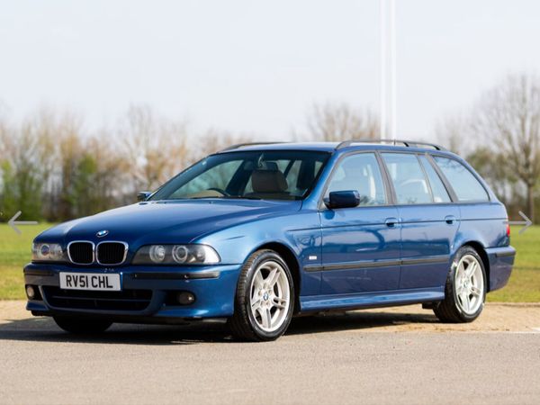 BMW 5-Series Estate, Petrol, 2001, Blue