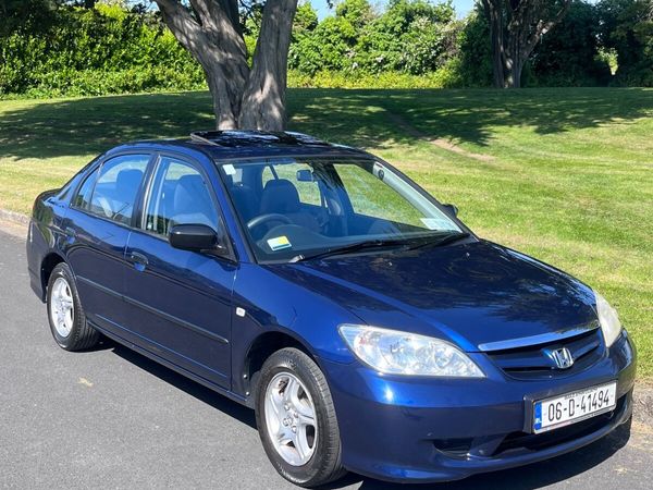 Honda Civic Saloon, Petrol, 2006, Blue