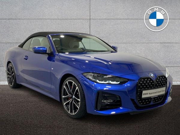 BMW 4-Series Cabriolet, Petrol, 2024, Blue
