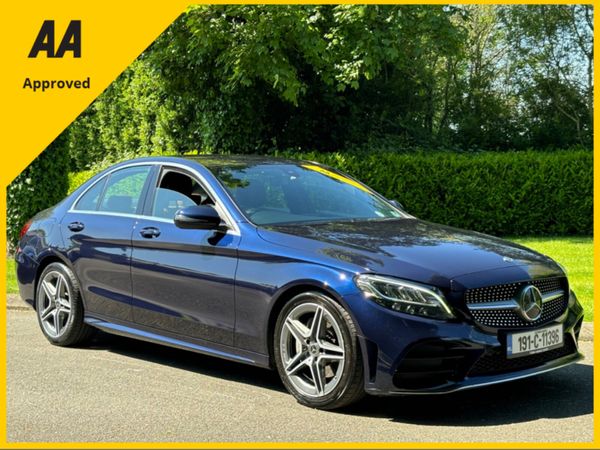 Mercedes-Benz C-Class Saloon, Petrol, 2019, Blue