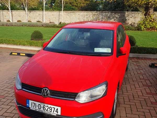 Volkswagen Polo Hatchback, Petrol, 2017, Red