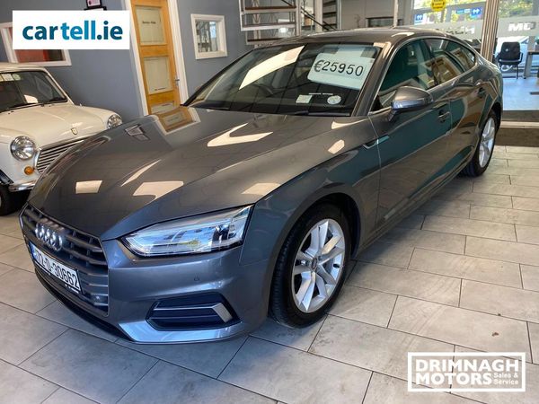 Audi A5 Hatchback, Diesel, 2017, Grey