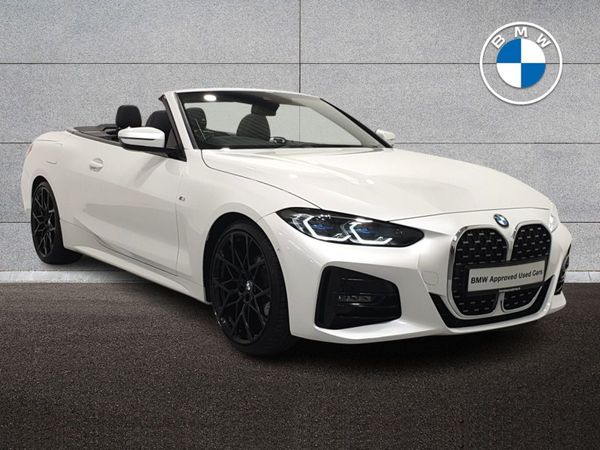 BMW 4-Series Cabriolet, Diesel Hybrid, 2023, White