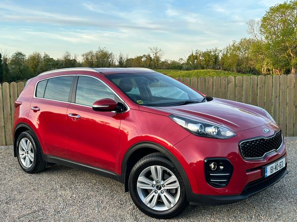 Kia Sportage SUV, Diesel, 2018, Red