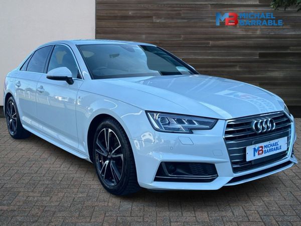 Audi A4 Saloon, Petrol, 2017, White