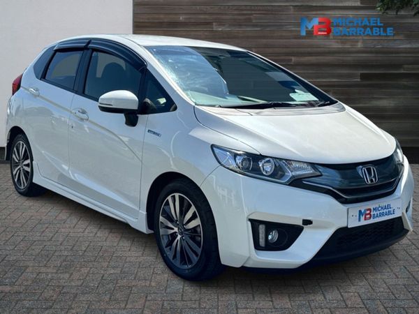 Honda Fit Hatchback, Petrol Hybrid, 2014, White