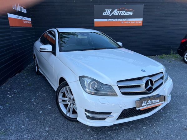 Mercedes-Benz C-Class Coupe, Petrol, 2014, White